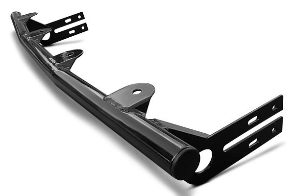 N-Fab Front Bumper Textured Black Light Bar with 4-Tabs (Up to 4x9&quot; Round Lights) - Chevy Silverado 1500 ( 2014 - 2018 )