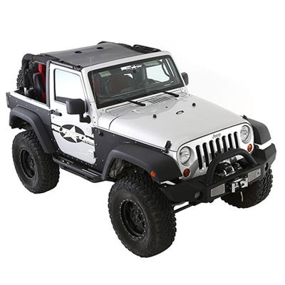 Smittybilt Cloak Extended Mesh Top - Jeep Wrangler JK 2-Door