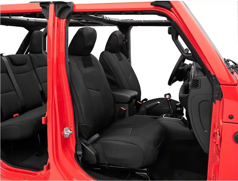 Smittybilt Front G.E.A.R. Gen2 Custom fit Seat Covers - Jeep Wrangler Unlimited JL 4-Door (2018-2022) / Jeep Gladiator JT (2020-2022)