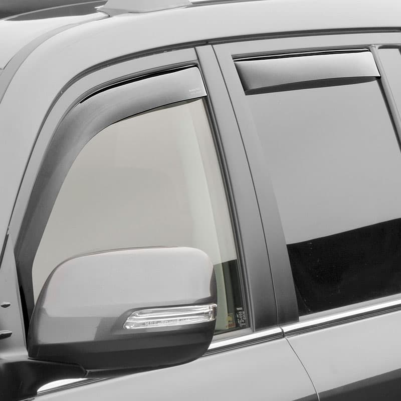 WeatherTech Side Window Deflectors (Front &amp; Rear Set) - Toyota Land Cruiser ( 2008 - 2018 )