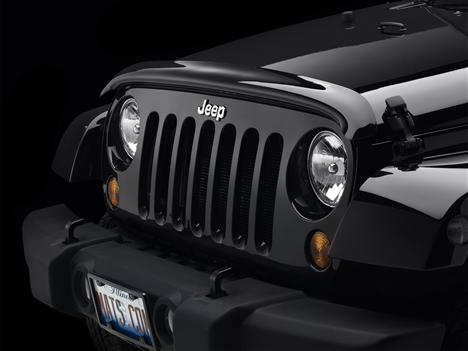 WeatherTech Stone &amp; Bug Deflector - Jeep Wrangler JK