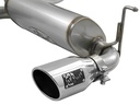 aFe Power Rebel Series 2.5&quot; 409 Stainless Steel Axle-Back Exhaust System - Jeep Wrangler JL V6-3.6L (2018-2022)
