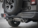 aFe Power Rebel Series 2.5&quot; 409 Stainless Steel Axle-Back Exhaust System - Jeep Wrangler JL V6-3.6L (2018-2022)
