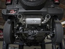 aFe Power Rebel Series 2.5&quot; 409 Stainless Steel Axle-Back Exhaust System - Jeep Wrangler JL V6-3.6L (2018-2022)