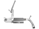 aFe Power Scorpion 2.5&quot; Aluminized Cat-Back Exhaust System with Polished Tip - Jeep Wrangler JK 4-Door V6-3.8/3.6L