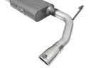 aFe Power Scorpion 2.5&quot; Aluminized Cat-Back Exhaust System with Polished Tip - Jeep Wrangler JK 4-Door V6-3.8/3.6L
