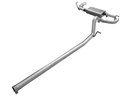 aFe Power Scorpion 2.5&quot; Aluminized Cat-Back Exhaust System with Polished Tip - Jeep Wrangler JK 4-Door V6-3.8/3.6L