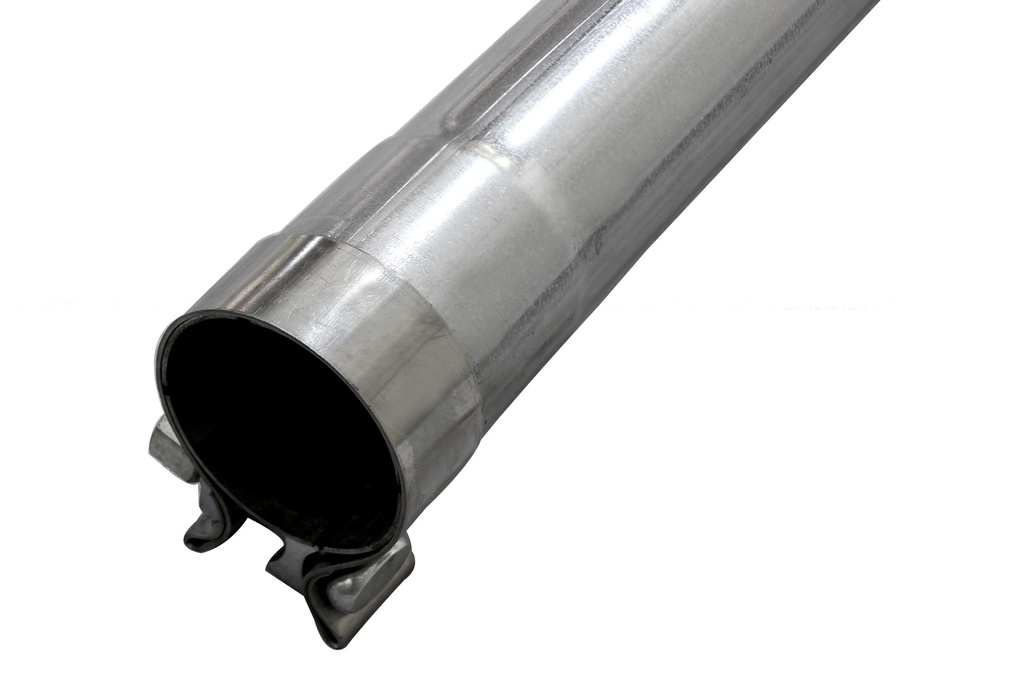 aFe Power Scorpion 2.5&quot; Cat-Back Aluminized Exhaust System with Polished Tips - Jeep Wrangler JK 2-Door V6-3.6L/3.8L