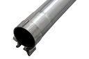 aFe Power Scorpion 2.5&quot; Cat-Back Aluminized Exhaust System with Polished Tips - Jeep Wrangler JK 2-Door V6-3.6L/3.8L