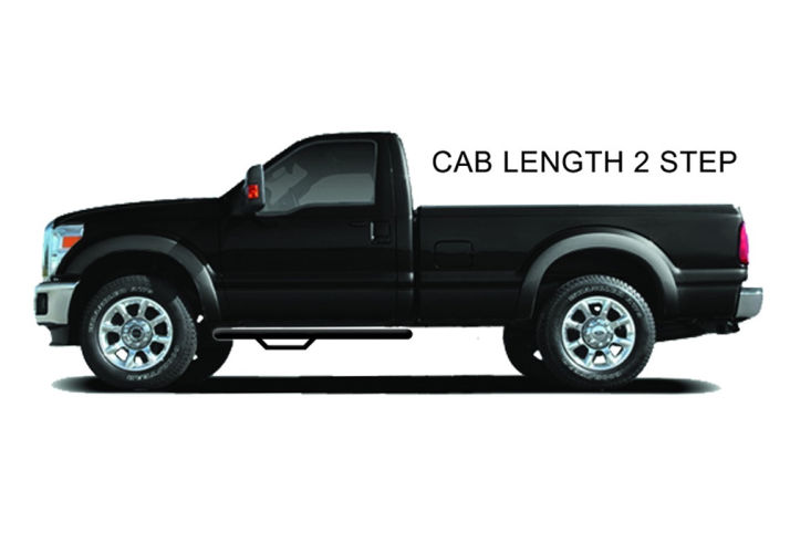 N-Fab Cab Length Nerf Step System (Gloss Black) - Silverado/Sierra 1500 (2019-2022)