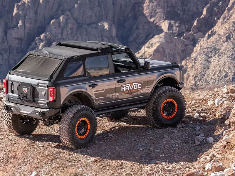 Havoc Offroad HN2 Nerf Side Step Bars- Ford Bronco 4-Door (2021-2022)
