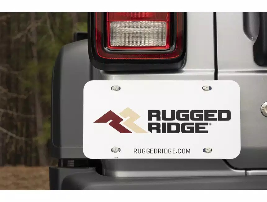 Rugged Ridge Magnetic License Plate Holder - Universal