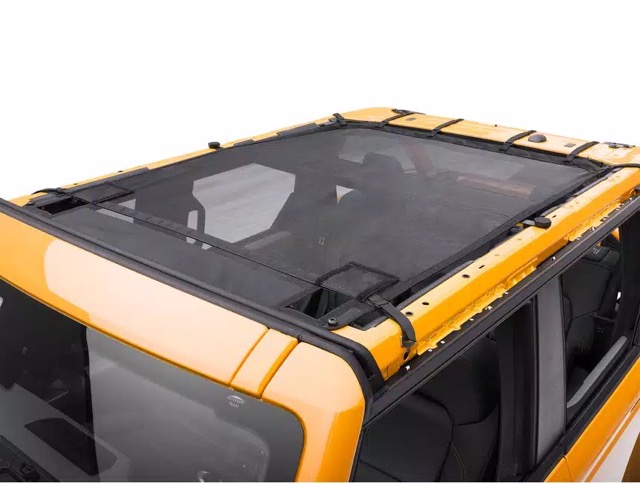 Havoc Offroad Vinyl Black Mesh Shade Top Ford Bronco ( 2021 - 2023 )