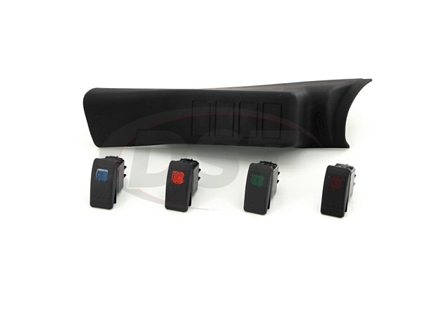 Daystar A-Pillar Switch Pod with Switches - Jeep Wrangler JK ( 2007 - 2010 )
