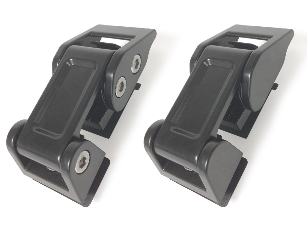 Drake Off Road RocKlaw Hood Catch System - Jeep Wrangler JK