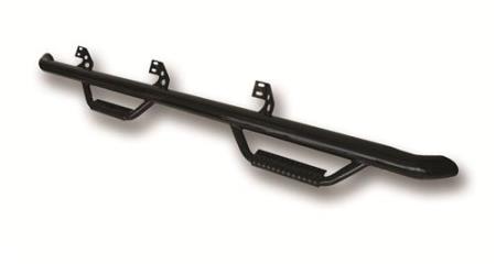 Smittybilt Nerf Steps Side bars w/Cleated Steps (Wheel to Wheel) - Black - Toyota FJ Cruiser ( 2007 - 2018 )