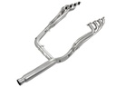 [48-44005-YN] aFe Power Twisted Steel Long Tube Headers &amp; Y-Pipe w/o Cats (Race) - Silverado/Sierra V8-5.3L ( 2014 - 2018 )