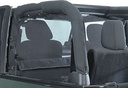 [508006] VDP Wind stopper in Black Mesh - Jeep Wrangler JK 2-Door ( 2007 – 2011)
