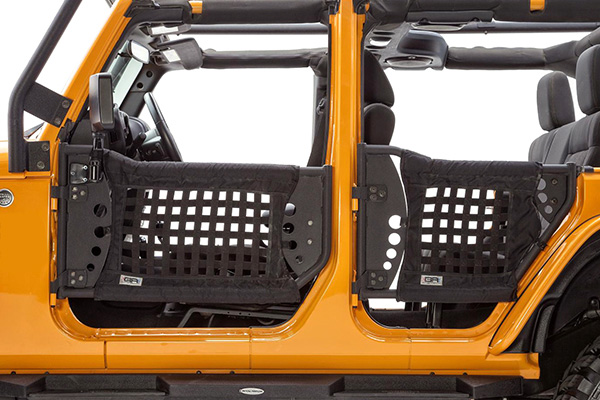 Body Armor Gen III ( Front + Rear ) Trail Doors with Black Nylon Webbing - Jeep Wrangler JK 4-Door