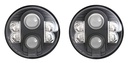 [EXP76402P] Pro Comp Explorer 7 Inch Round LED Headlamps (Clear) - Jeep Wrangler JK ( 2007 - 2018 )