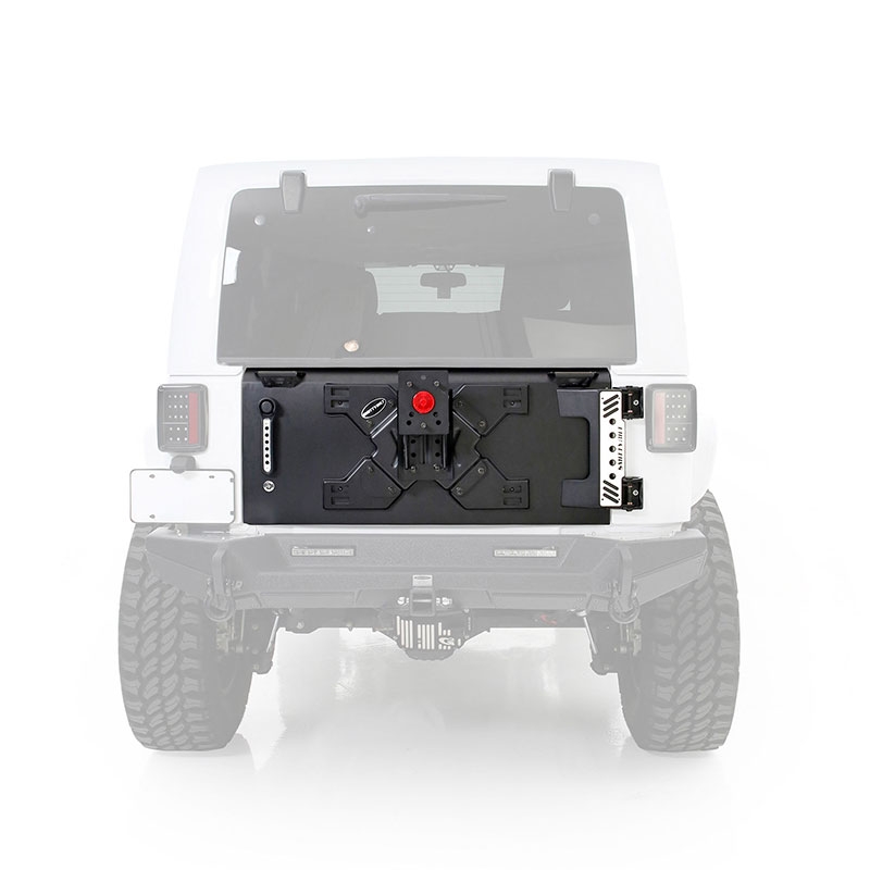 Smittybilt XRC Tailgate with Tire Carrier - Jeep Wrangler JK ( 2007 - 2018 )