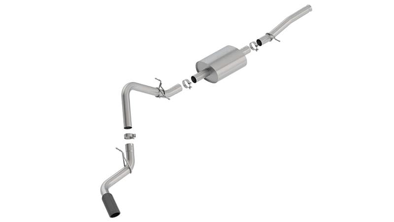 Borla (140805BC) S-Type Cat-Back Exhaust System (Truck Side Exit) - Silverado/Sierra 1500 (2019-2024)