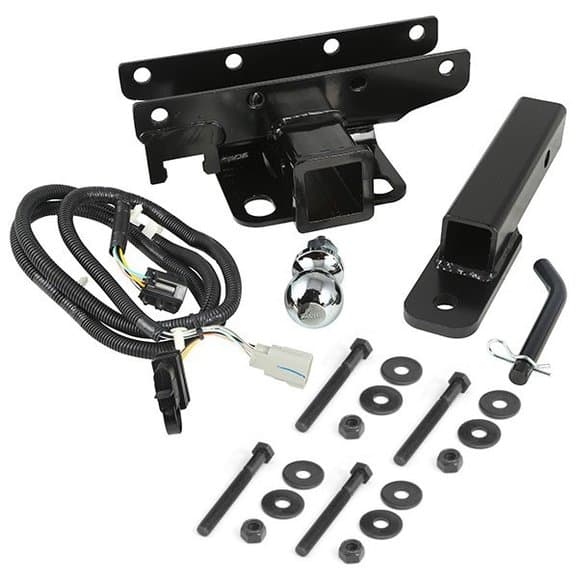 Rugged Ridge 2&quot; Hitch Kit with Ball - Jeep Wrangler JK ( 2007 - 2018 )