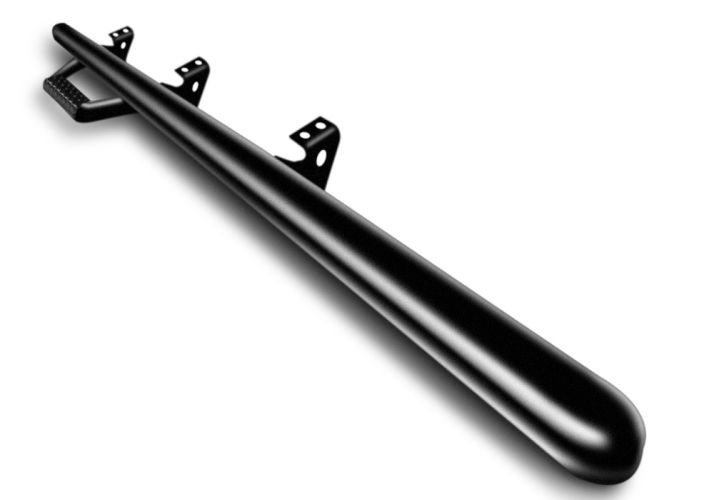 N-Fab Cab Length Nerf Step System (Gloss Black) - Silverado/Sierra 1500 (2019-2022)