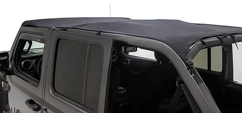 Rugged Ridge Savannah Brief Top (Black Diamond) - Jeep Wrangler Unlimited JL 4-Door (2018-2023)