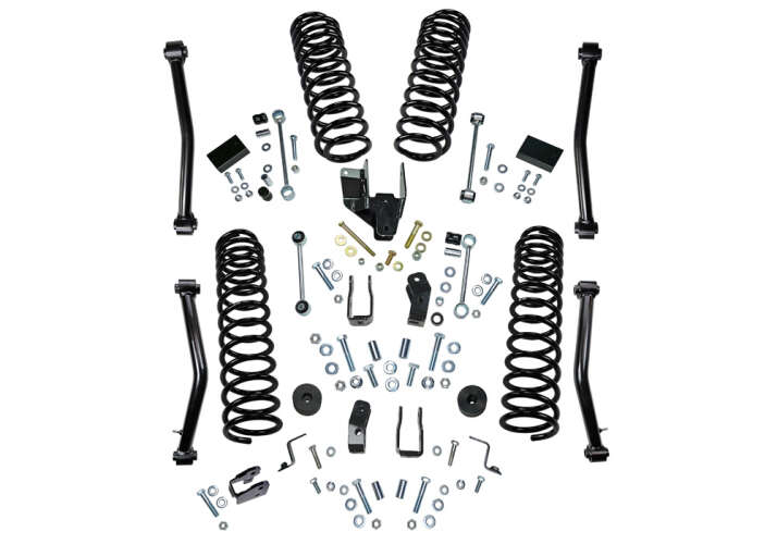 Superlift Suspension 4&quot; Dual Rate Coil Lift Kit - Jeep Wrangler Unlimited JL 4-Door (2018-2023)
