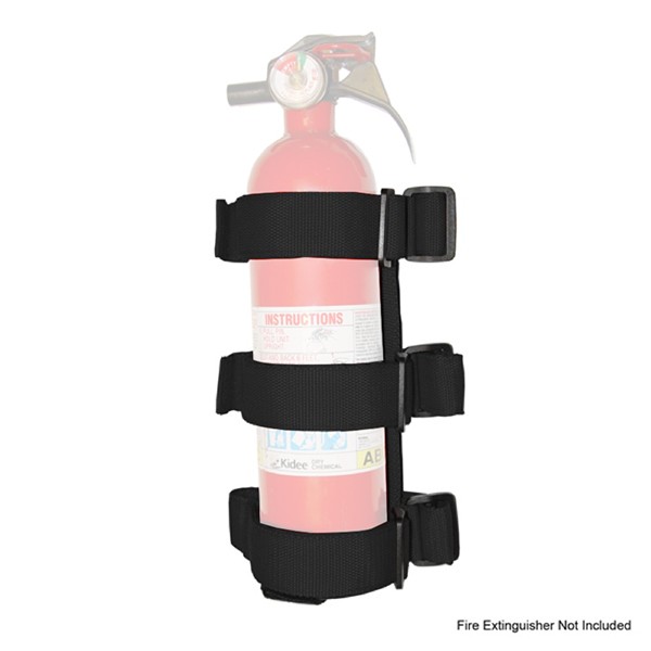 Rugged Ridge Sport Bar Fire Extinguisher Holder - Jeep Wrangler