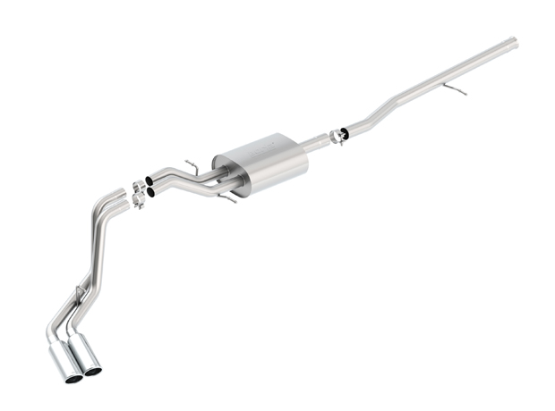 Borla (140550) S-Type Cat-Back Exhaust System - Silverado/Sierra ( 2014 - 2018 )